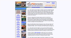 Desktop Screenshot of fciautotaginsurance.com